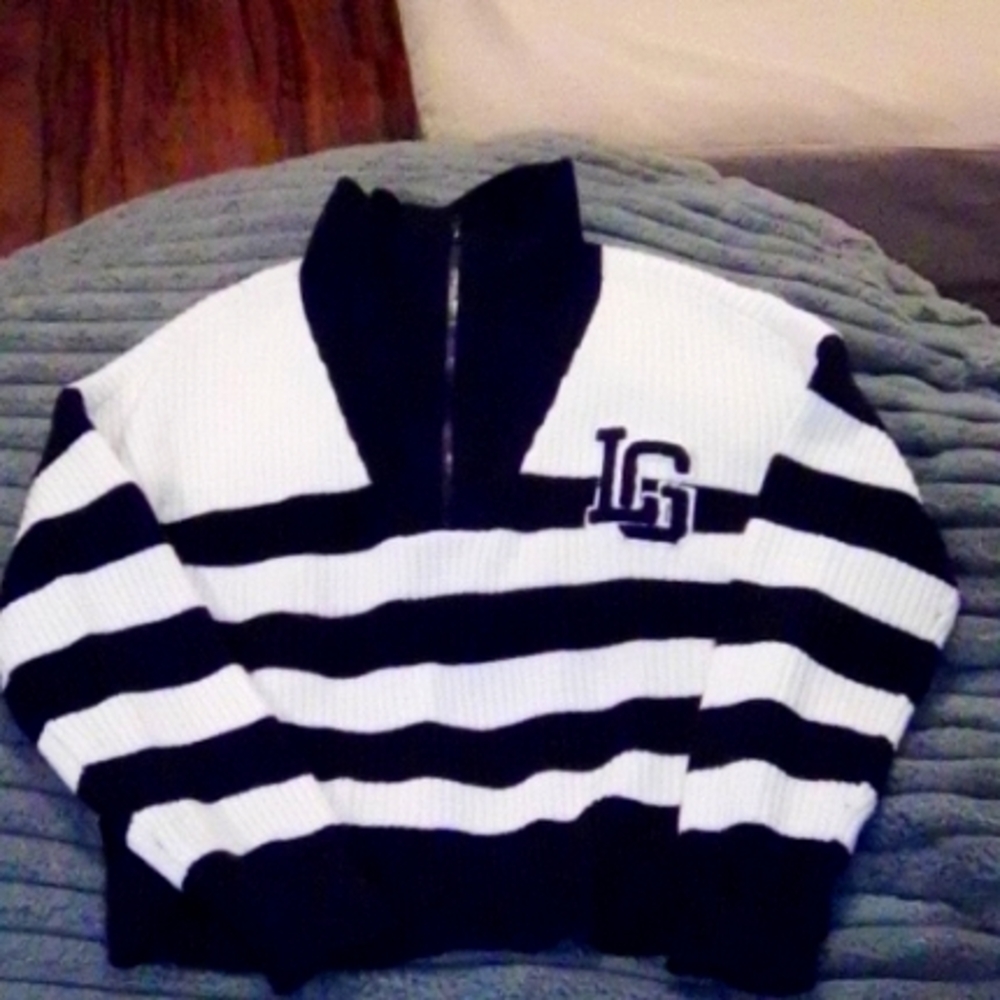 Stripe comfy sweater